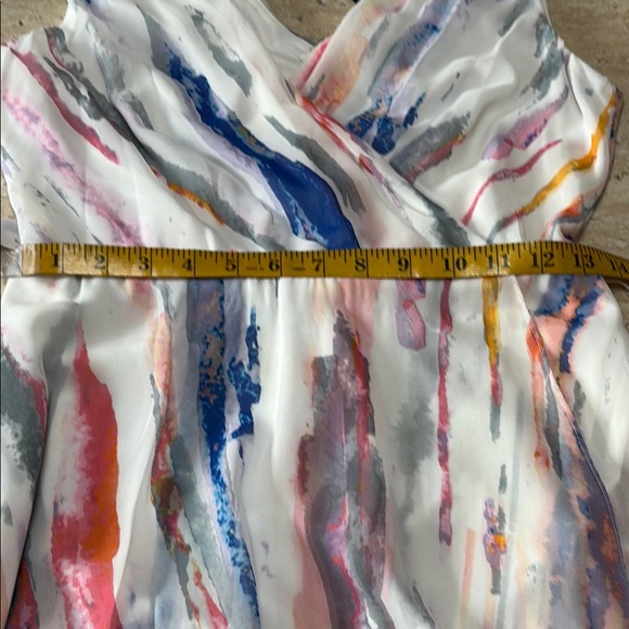 NWT Dkny Blue and White Sleeveless V-Neck Sundress - Picture 6 of 9